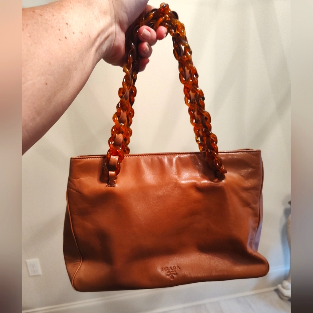Prada Vintage Nappa Bachelite Bag from the 1997 collection. Prada |